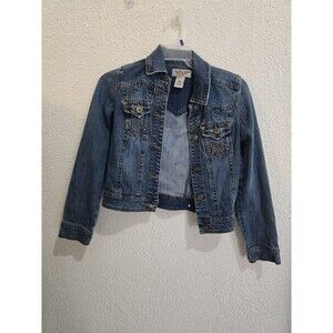Vintage polo denim‎ jacket Size MEDIUM Cottagecore Countrycore Farmcore